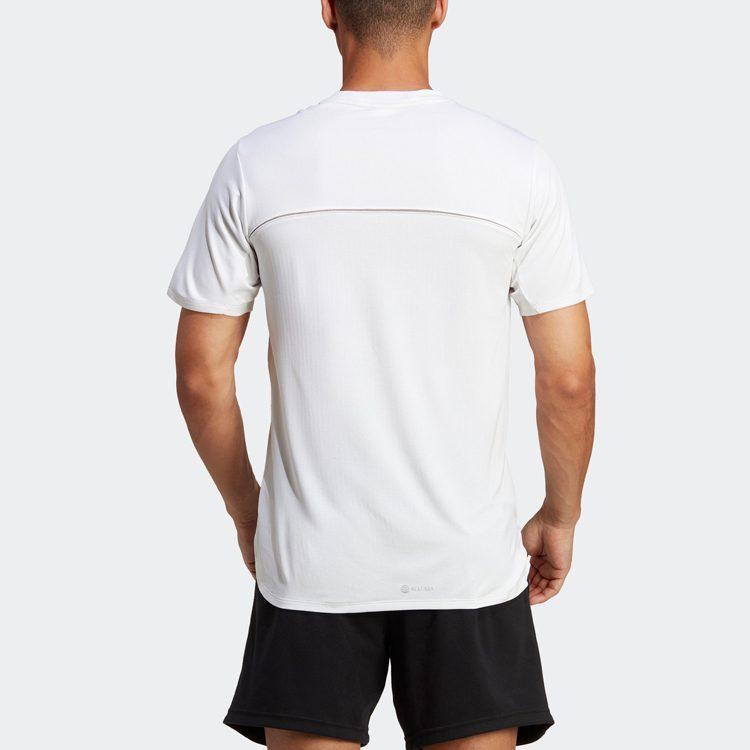 Adidas HIIT T Shirts Men's White Crew Neck Moderate IB9096