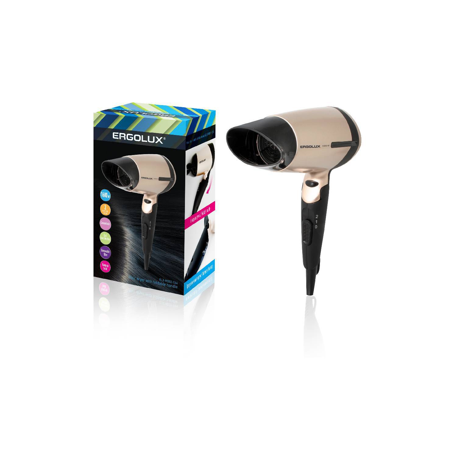 

Фен Ergolux Elx-hd02-c64