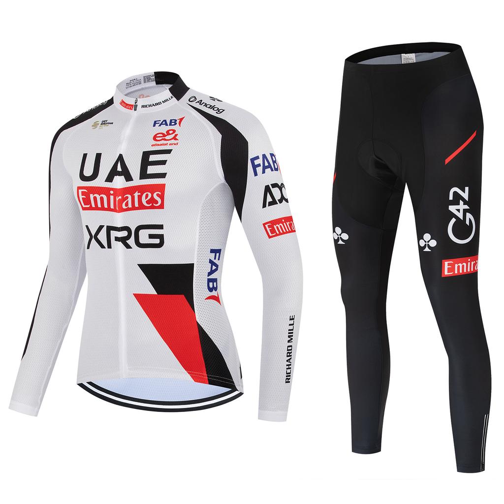2026 Nuevo Traje de Ciclismo de Manga Larga Primavera y Verano Tour de Francia Bicicleta de Carretera Secado Rápido Transpirable Traje de Ciclismo