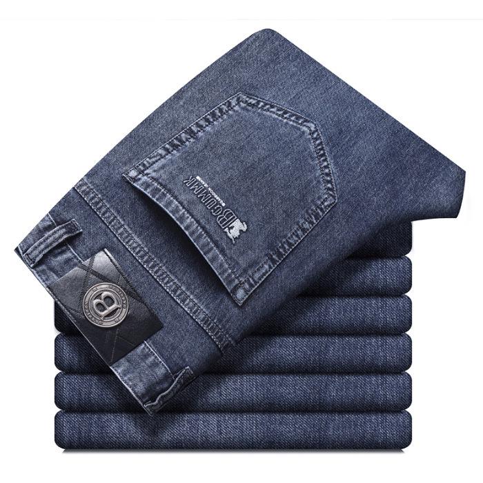 

2023 Летние мужские свободные прямые тонкие джинсы из денима с молнией YKK 40 (Waist 3 feet 4 inches)