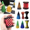 Impossible Pyramid Passthrough Sculpture 3D Printed Helix Screw Fidget Toy Spiral Cone Decompression Decorative Ornaments