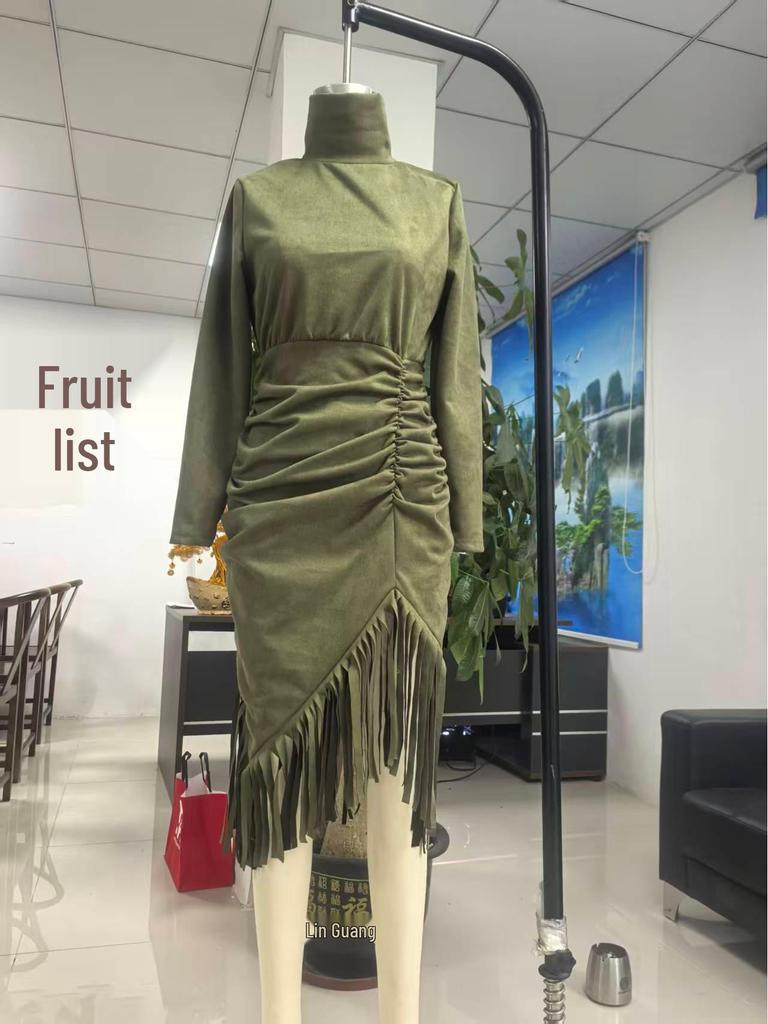 2025 Elegant Women's Tassel Dress - Long Skirt