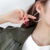 Women Geometric Punk Temperament Large Circle Party Fashion Hoop Earrings Ear Studs Jewelry