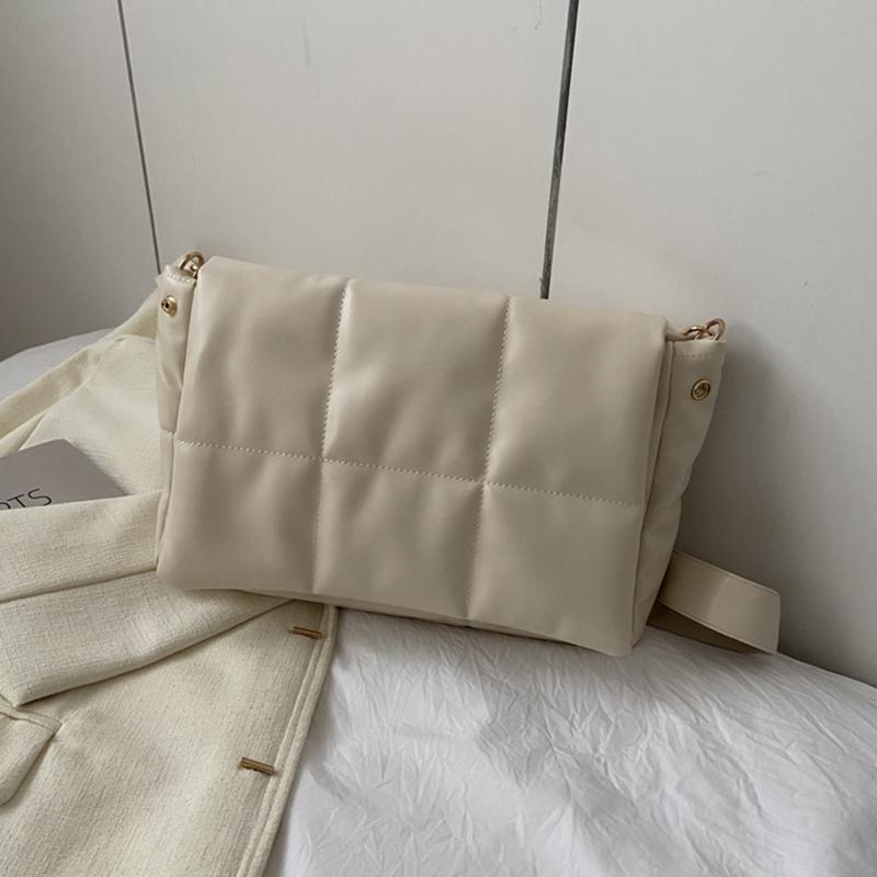 

Винтажные роскошные дизайнерские сумки-шопперы большой емкости из искусственной кожи, женские брендовые однотонные стеганые сумки через плечо 33*10*22cm бежевый