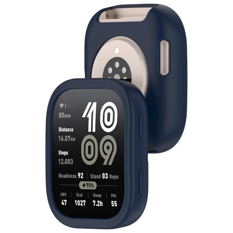 Waterproof Silicone Cover Shockproof Housing Case for Bip 6 Bumper Case Soft Flexible Scratchproof Watch Shell
