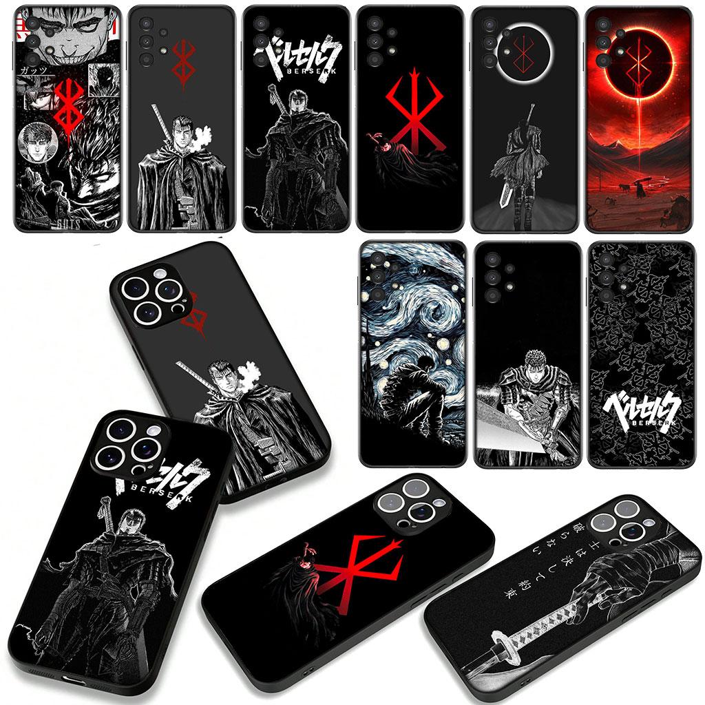 Berserks Anime Guts Phone Cover Case for Samsung Galaxy A36 A17 A26 A07 A35 A54 A53 A13 A33 A34 S8 S9 S20 S21 FE S10 Plus Casing