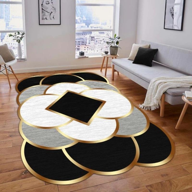 European Style  Rugs and Carpets for Home Living Room Decoration Teenager Bedroom Decor Carpet Non-slip Area Rug Washable Mats