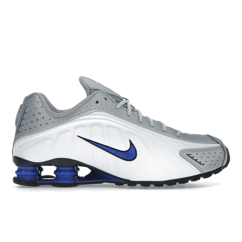 Nike Shox R4 Orlando White Metallic Silver Men HQ1988-100 38.5