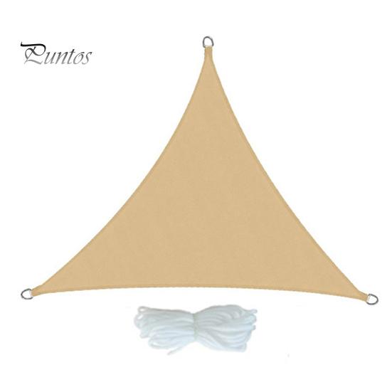 

Уличный треугольный солнцезащитный парус с ветрозащитными тросами, навес, блокирующий УФ-излучение, проницаемый, дышащий, прочный, для террасы, заднего двора, патио 3M хаки