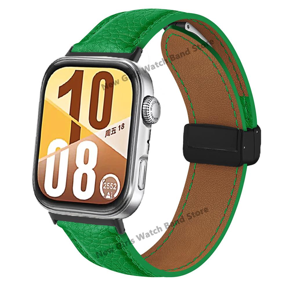 Skórzany Pasek do Huawe Watch Fit 4 Pro Bransoleta Correa Magnetyczne Zapięcie Opaska na Nadgarstek do Huawe Fit4 Fit3 Akcesoria Wymienny Pasek