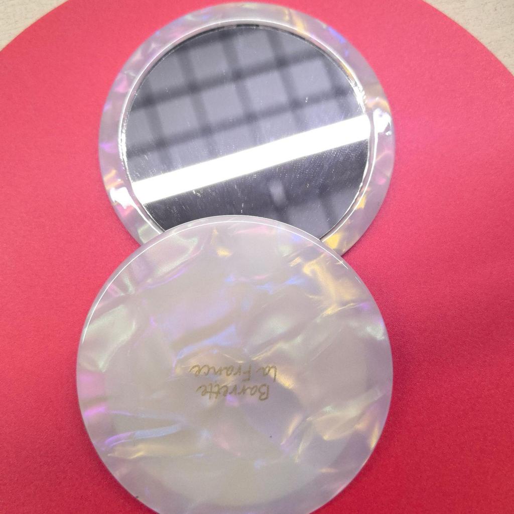 Custom Logo Multi-color Portable Round Makeup Mirror with Vinegar Design