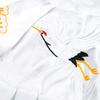 Food made in set for shrine visit baby [Kyoetsu] set, Japan, 2-piece (hat, bib), (white)