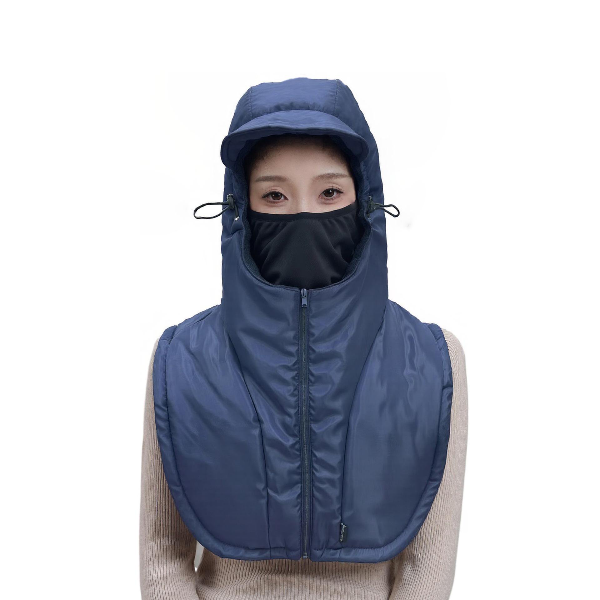 Outdoor Windproof Thermal Cycling Mask & Neck Gaiter for Men & Women One Size темно-синий