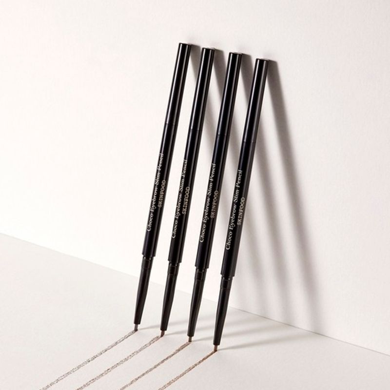SKINFOOD [Choco EYE Duo] Choco Slim Pencil No. 1-4 + Powder Cake No. 1-2