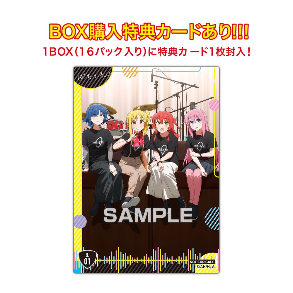 Anime Bocchi the Rock Clear Card Collection with Gum Limited Edition Box with Purchase Bonus
