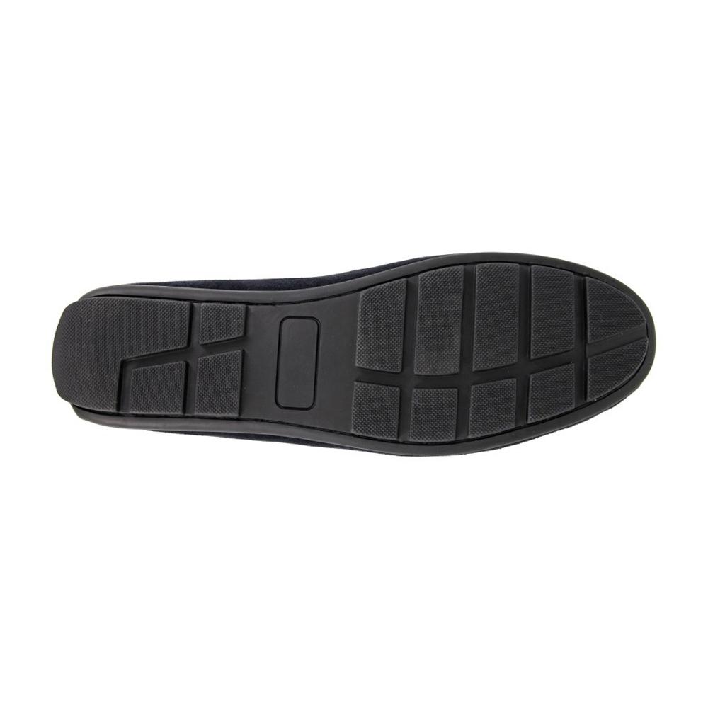 Roamers Herren-Loafer aus Wildleder mit quadratischer Zehenpartie