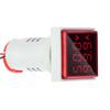 LED Digital Display AC Voltage Current Meter Indicator 22mm 0-100A Meter Indicator (red)