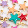 20pcs Stainless Steel Enamel Colorful Charm Cross Heart Moon Star Pendant for DIY Women Jewelry Making Necklace Earring Supplies