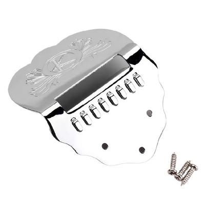 Professional 8 String Mandolin Tailpiece Color Metal Drawing Board Guitar Part for String Replacement