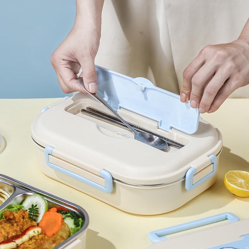 RuHan 304 Stainless Steel 5-Compartment Insulated Lunch Box Set