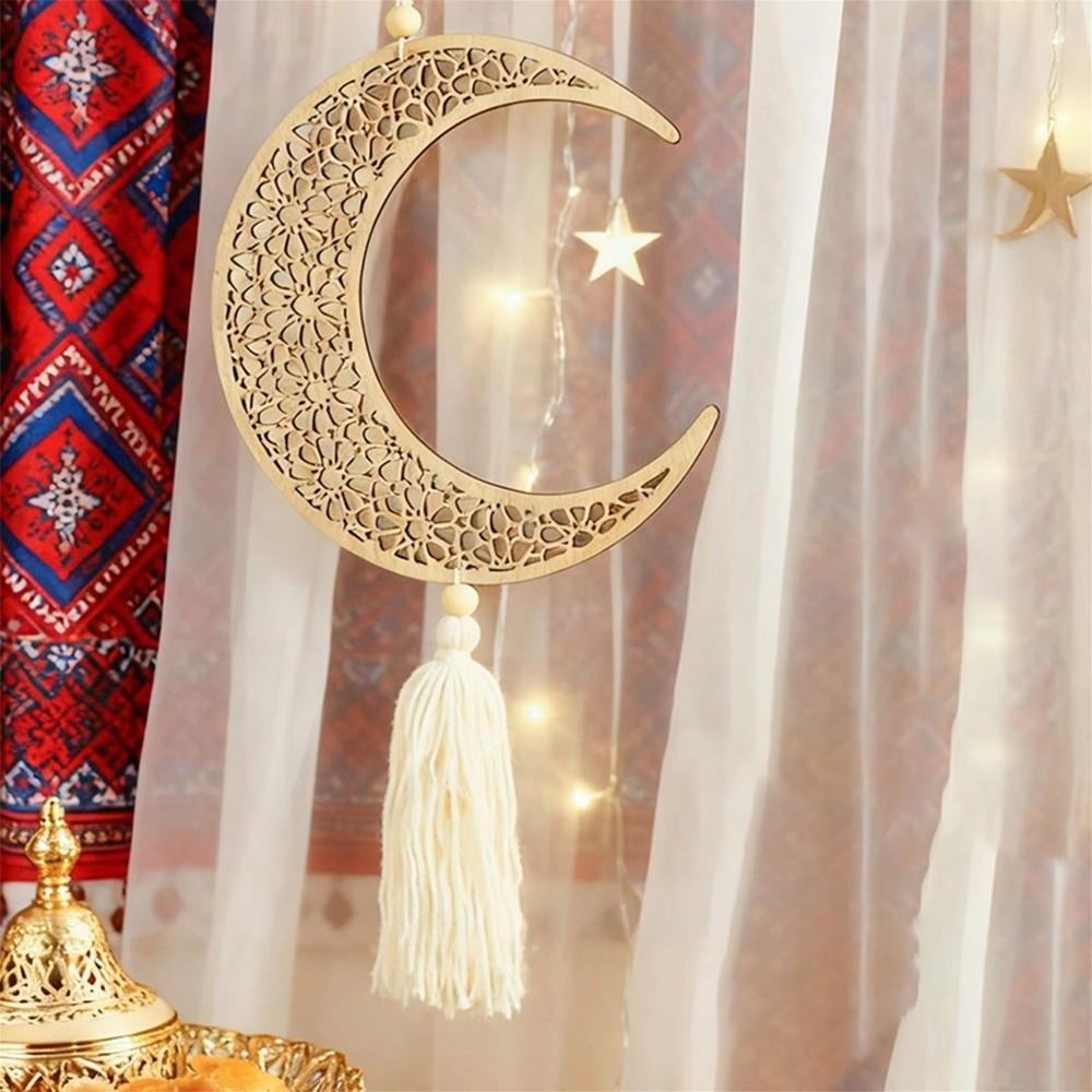 Hollowed-out Ramadan Hanging Ornaments Handmade Eid Mubarak Muslim Decor  Home Decoration