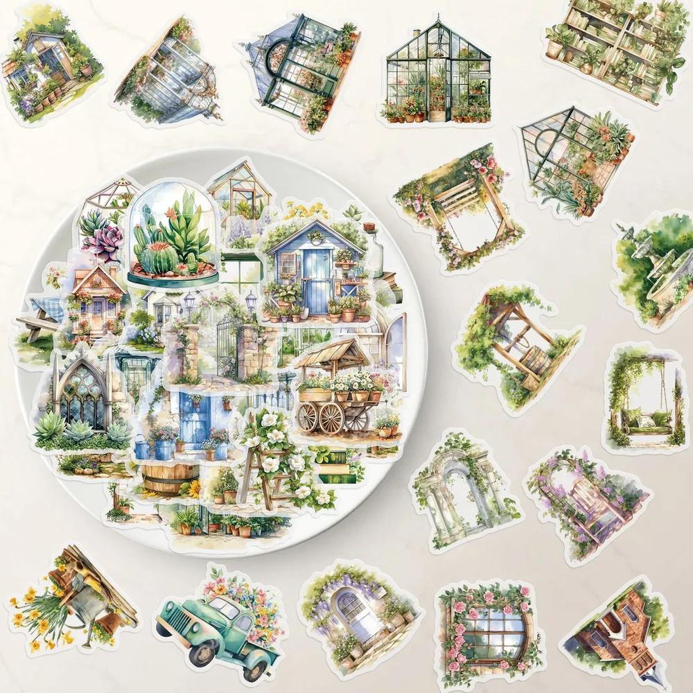 50 transparente Cartoon-Präparat-Sticker Pack - Transparente PET-Sticker