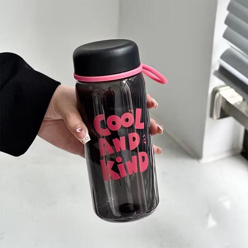 

Портативный прозрачный студенческий стакан для воды со шнурком, пластиковая бутылка для воды, большая емкость, чашка для питья, для занятий спортом на открытом воздухе