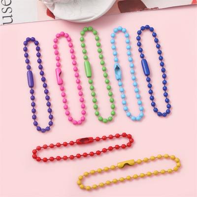 12 cm Kolorowy brelok do kluczy/lalki/etykieta ręczna łącznik łańcuszka do samodzielnego wykonania akcesoriów