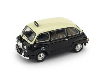 BRUMM 1/43 Fiat 600D Multipla Taxi of Genoa 1964
