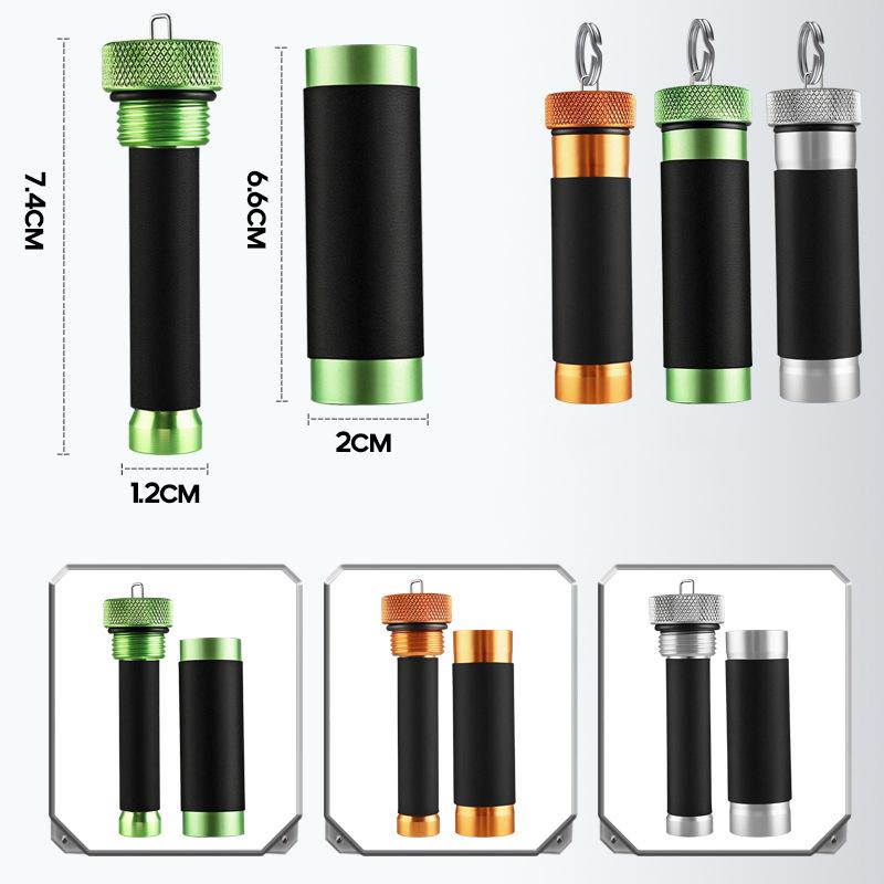 1/2/3Pcs Aluminum Alloy Line Pull Rod Anti-Slip Rubber Pull Rod Fishing Reel Tighten The Leader Knot Protect Hands Fishing Tools