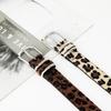 Women's Leopard & Snake Print Double Ring Buckle Belt - Versatile European & American Style
