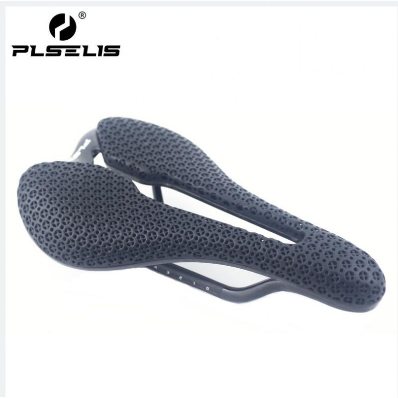 Carbon Fiber 3D Printed Hollow Bike Saddle Road Mountain Bicycles Lightweight Ergonomic Seat With Integrated Rails