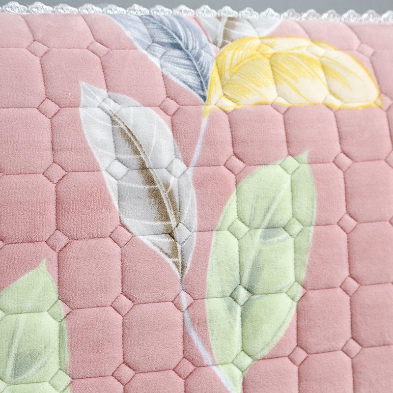 Princess Style Soft Padded Wooden Headboard Cover - Universal Fit High-Grade Protector