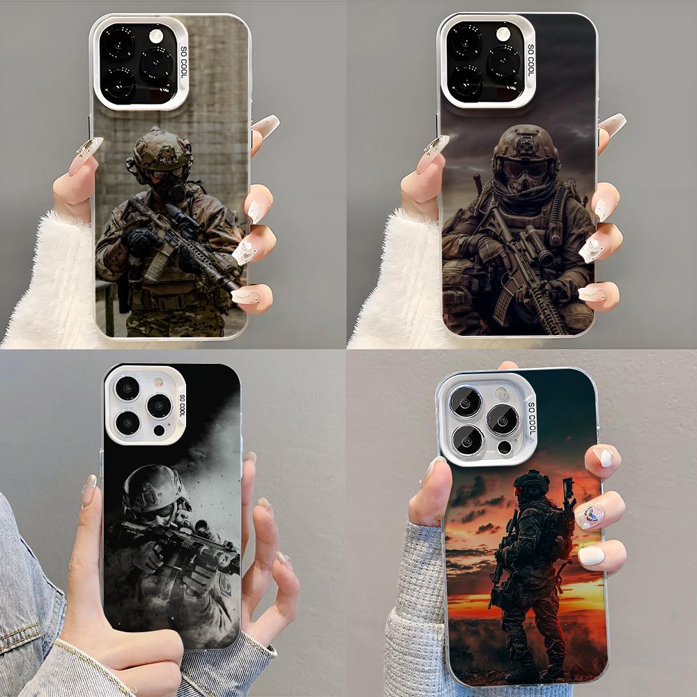 Army special forces Phone Case Phone Case For iPhone 14 16 15 11 12 13 Pro Max Mini Plus Shockproof Cover