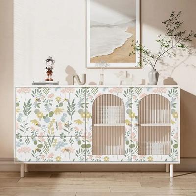 Modern Flower Peeling Wallpaper Natural Flower Self-adhesive Wallpaper Waterproof Detachable Leaf Wallpaper Home Decor