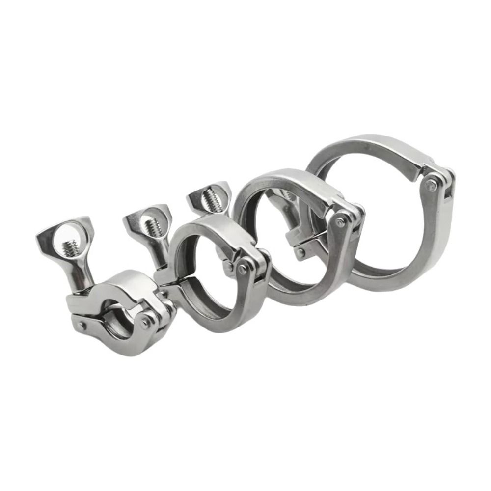 Heavy Duty Tri Clamp Fitting Wing Nut Pipe Clamp New Sanitary Fitting