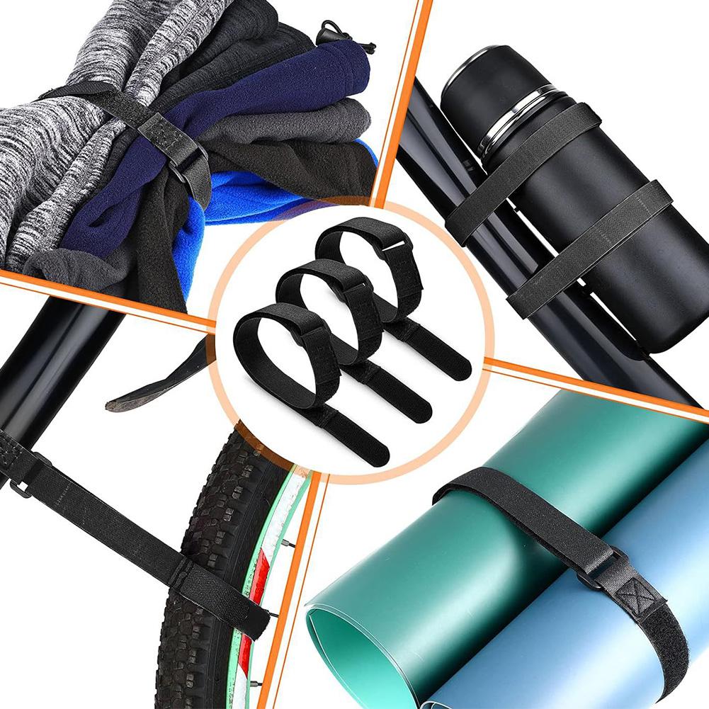 10-50pcs Bicycle Handlebar Strap Holder Adjustable Bike Cinch Straps Reusable Nylon Bicycle Accessories for Transporting Bicycle