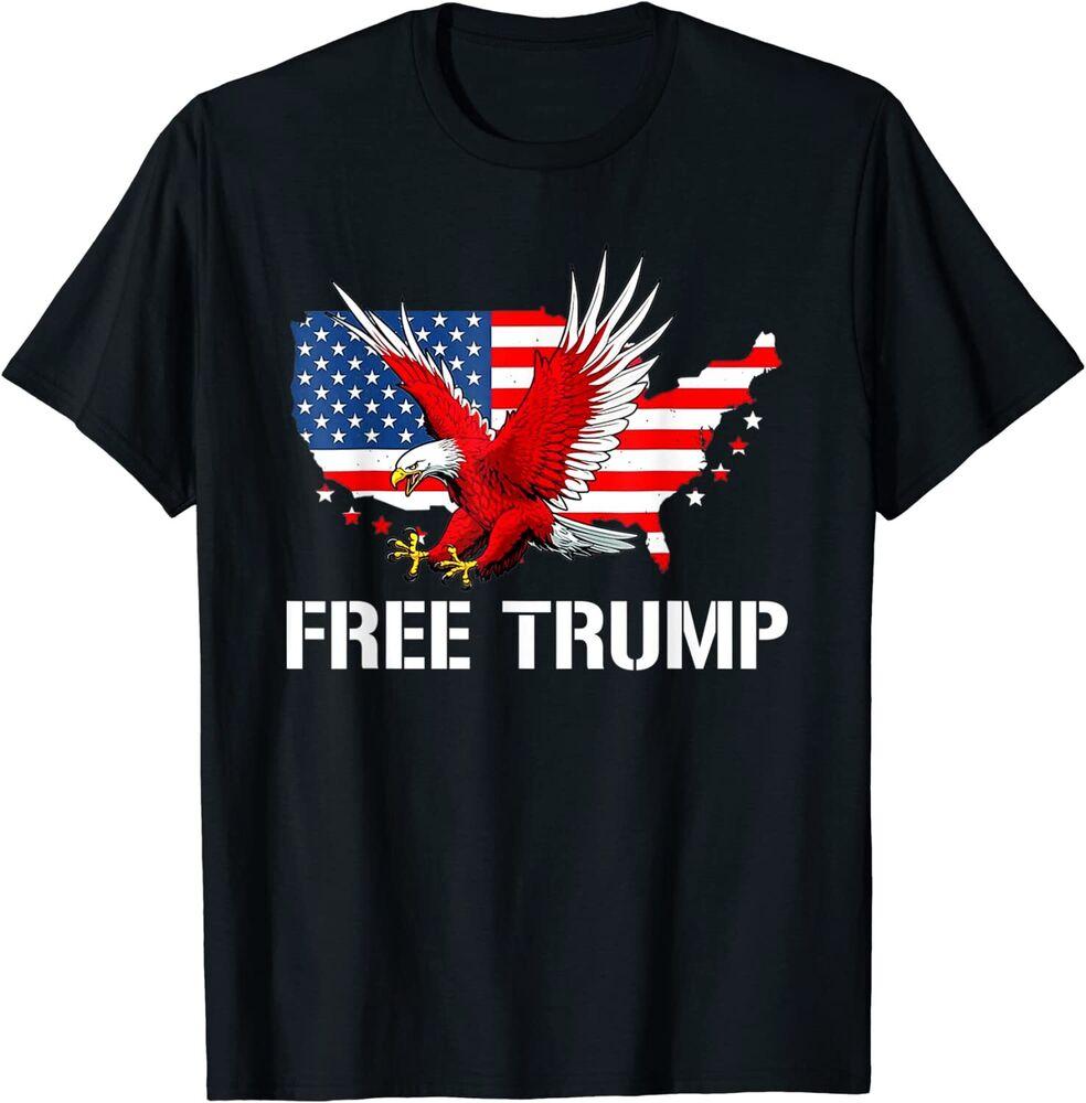 

Футболка унисекс Free Donald Trump 2024 Free Trump Save America Support