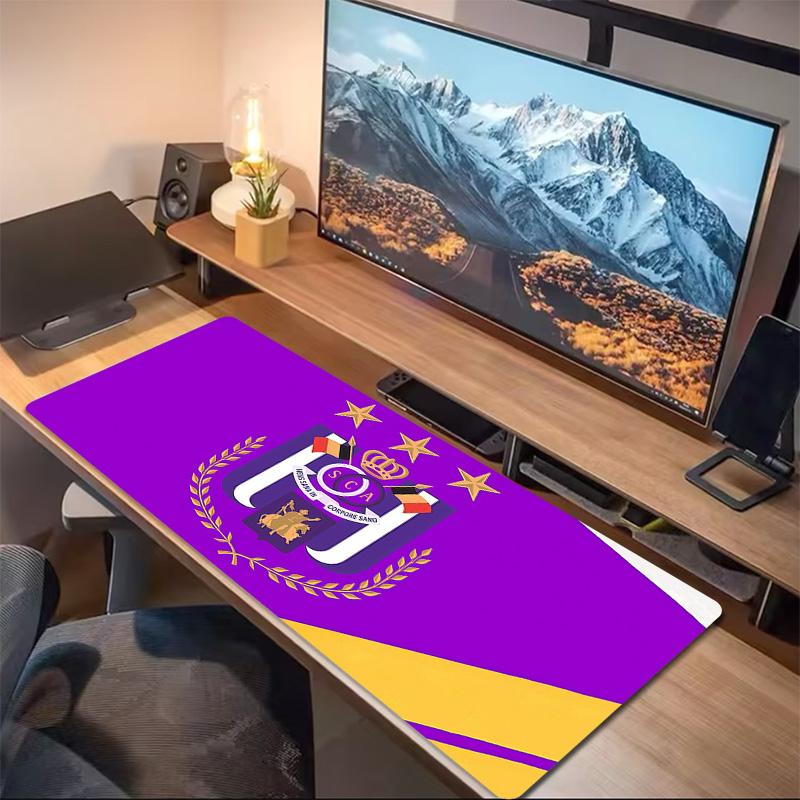 RSC Anderlecht Print Cushion Non-slip Laptop Tablet Big Mousepad XXL Mat Mini PC Playmat With Lock edge