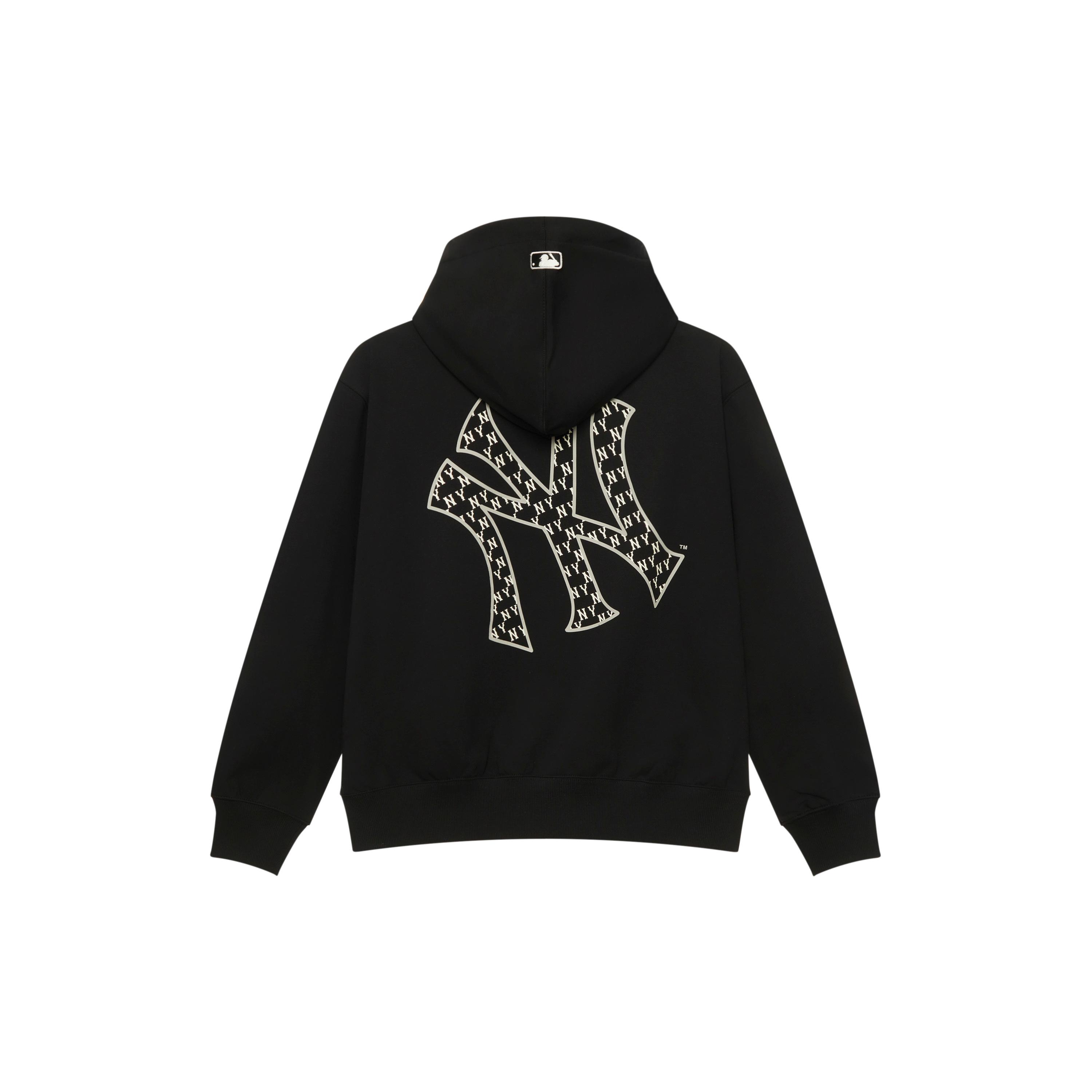

New MLB MONOGRAM Collection New York Yankees SS25 Sweatshirt Unisex Black 3AHDM0251-50BKS XS