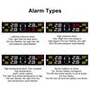 Car TPMS Tyre Temperature Monitor Tire Pressure Monitoring System 4 Sensors Digital LCD Display Solar/USB Powered Auto Security Alarm Systems