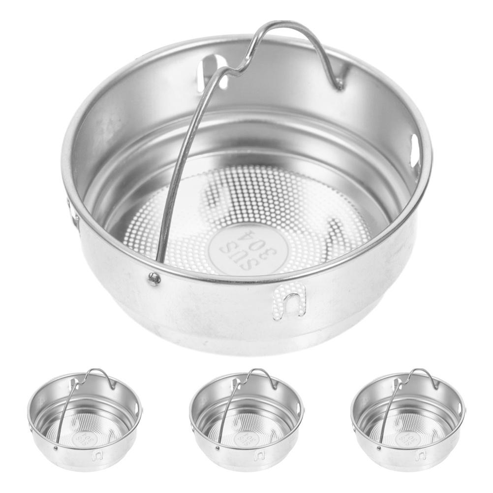 4Pcs Stainless Steel Tea Infuser Mesh Strainers Reusable Loose Leaf Tea Filters Home Office Travel Use