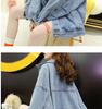 Women's Korean Style Loose Denim Jacket - Spring 2025 Trendy Baseball Uniform Outwear