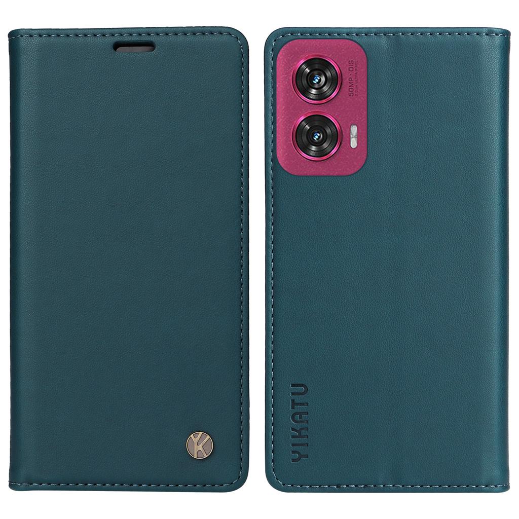 YIKATU YK-001 For Motorola Edge 50 Fusion 5G Case Leather Phone Cover with Wallet