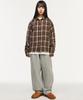 SIGNATURE Crop Check Shirt [Brown]