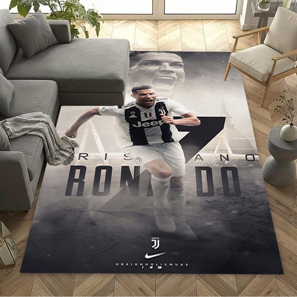 Ronaldo Portugal Trikot Teppich Boden Teppich Büro Teppich Geeignet für Esszimmer Schlafzimmer Dekorieren Zimmer Flur Anti-Rutsch Teppich Büro Heimdekor
