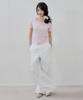 Kolallikeu Cozy Wide Two-Way Woven Pants Ivory
