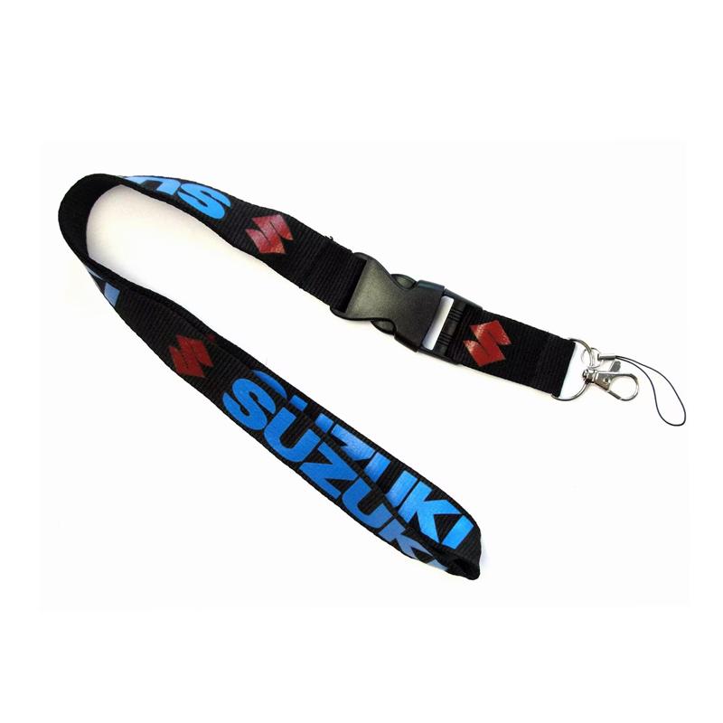 

New Car Emblems Lanyard Keychain Work Card Key Hanging Neck Lanyard For Suzuki Jimny Swift Samurai SX4 Ignis S-cross Car Sticker