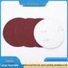 4" Red Self-Adhesive Velvet Sanding Discs for Polishing - 5 Pack