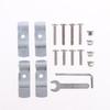 Trunk Spare Parts Upper Lower Covers Foot Hinges Backrest Stainless Steel Lock Sealing Reflective Sticker Tail Box Accessories